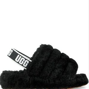 UGG® Logo Family Matching Fluff Yeah Fur Slides